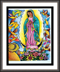 Wall Frame Espresso - St. Juan Diego by M. McGrath