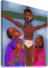Canvas Print - Jesus Dies on the Cross by Br. Mickey McGrath, OSFS - Trinity Stores