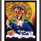 Wall Frame Espresso, Matted - St. John the Evangelist by Br. Mickey McGrath, OSFS - Trinity Stores