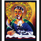 Wall Frame Black, Matted - St. John the Evangelist by Br. Mickey McGrath, OSFS - Trinity Stores