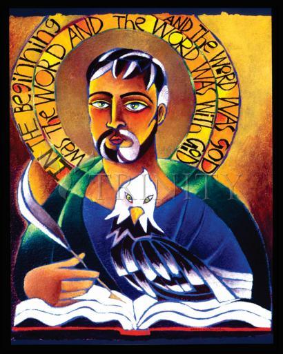 Acrylic Print - St. John the Evangelist by Br. Mickey McGrath, OSFS - Trinity Stores