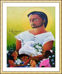 Wall Frame Gold - Jesus and the Holy Innocents by M. McGrath