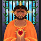 Wall Frame Black - Jesus In Prison by Br. Mickey McGrath, OSFS - Trinity Stores