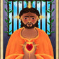 Wall Frame Gold - Jesus In Prison by Br. Mickey McGrath, OSFS - Trinity Stores