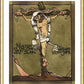 Wall Frame Gold, Matted - Jesus, King of the Jews by M. McGrath