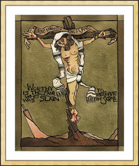 Wall Frame Gold - Jesus, King of the Jews by M. McGrath