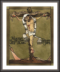 Wall Frame Espresso - Jesus, King of the Jews by M. McGrath