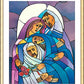 Wall Frame Gold, Matted - Stations of the Cross - 14 Body of Jesus is Laid in the Tomb by M. McGrath