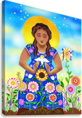 Canvas Print - Mary, Joyful Mystery by M. McGrath