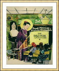 Wall Frame Gold - St. John Neumann by M. McGrath