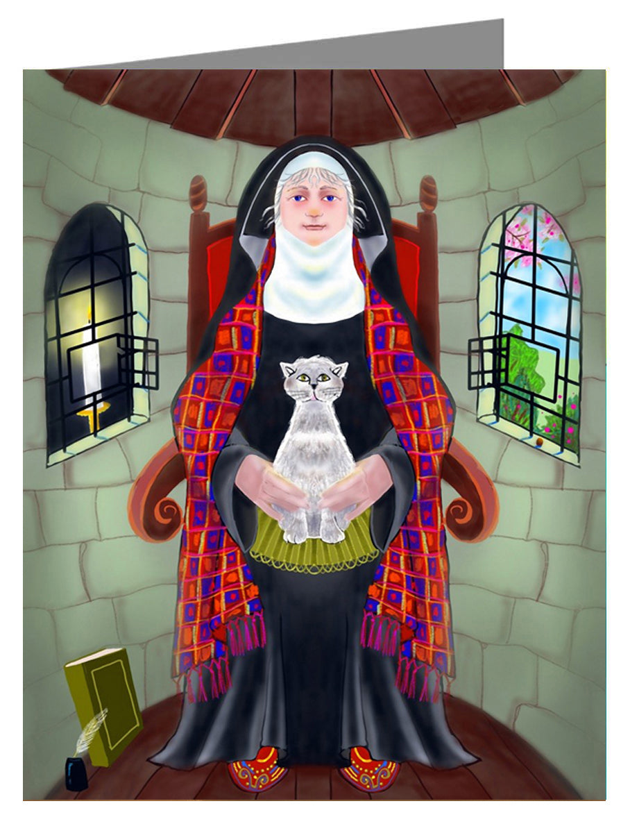 St. Julian of Norwich - Custom Text Note Card 