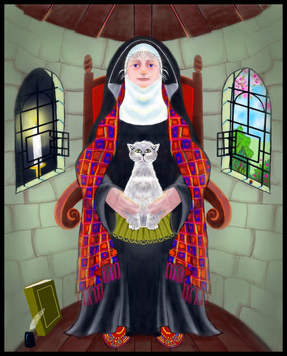 St. Julian of Norwich - Wood Plaque