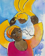 Metal Print - Mary, Source of our Joy by M. McGrath