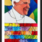 Wall Frame Black, Matted - St. John Paul II by Br. Mickey McGrath, OSFS - Trinity Stores