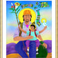 Wall Frame Gold, Matted - St. Joseph Patron of Immigrants by M. McGrath