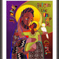 Wall Frame Espresso, Matted - St. Joseph Patron of Universal Church by Br. Mickey McGrath, OSFS - Trinity Stores