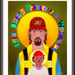 Wall Frame Espresso, Matted - St. Joseph Patron of Workers by M. McGrath