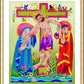 Wall Frame Gold, Matted - Jesus: Tree of Life by Br. Mickey McGrath, OSFS - Trinity Stores
