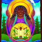 Wall Frame Espresso, Matted - Juneteenth Madonna by Br. Mickey McGrath, OSFS - Trinity Stores