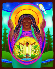 Metal Print - Juneteenth Madonna by M. McGrath