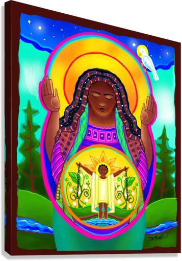 Canvas Print - Juneteenth Madonna by Br. Mickey McGrath, OSFS - Trinity Stores