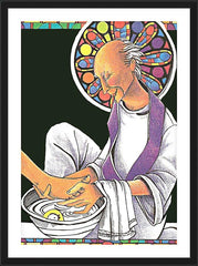 Wall Frame Black - St. John Vianney by M. McGrath