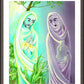 Wall Frame Espresso, Matted - Jesus with Mary Magdalene by M. McGrath
