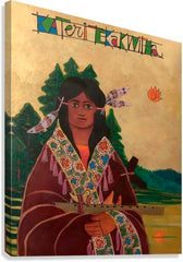 Canvas Print - St. Kateri Tekakwitha by M. McGrath