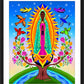 Wall Frame Black, Matted - Our Lady of Guadalupe by M. McGrath