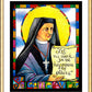 Wall Frame Gold, Matted - St. Leonie Aviat by M. McGrath
