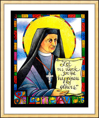 Wall Frame Gold - St. Leonie Aviat by M. McGrath