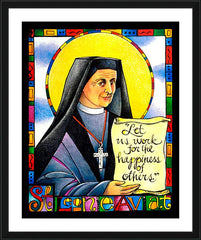 Wall Frame Black - St. Leonie Aviat by M. McGrath