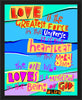 Wall Frame Black - Love is the Greatest Force in the Universe by M. McGrath