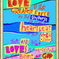 Wall Frame Gold - Love is the Greatest Force in the Universe by M. McGrath