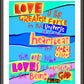 Wall Frame Espresso, Matted - Love is the Greatest Force in the Universe by M. McGrath
