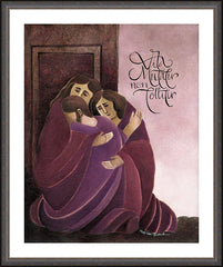 Wall Frame Espresso - Life Is Changed, Not Taken Away by M. McGrath
