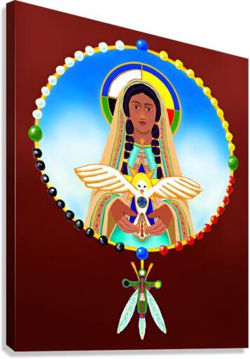 Canvas Print - Lakota Rosary by Br. Mickey McGrath, OSFS - Trinity Stores