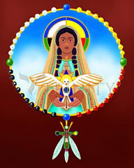 Acrylic Print - Lakota Rosary by M. McGrath