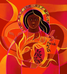 Metal Print - Our Lady of Light, Pentecost by M. McGrath