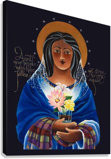 Canvas Print - Our Lady of Light: Help of the Addicted by Br. Mickey McGrath, OSFS - Trinity Stores