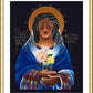 Wall Frame Gold, Matted - Our Lady of Light: Help of the Addicted by Br. Mickey McGrath, OSFS - Trinity Stores