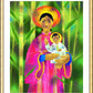 Wall Frame Gold, Matted - Our Lady of La Vang by M. McGrath