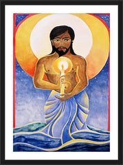 Wall Frame Black - Jesus: Light of the World by M. McGrath