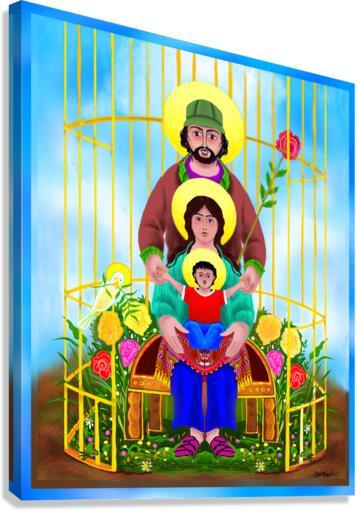 Canvas Print - Our Lady Protector of Immigrants by Br. Mickey McGrath, OSFS - Trinity Stores