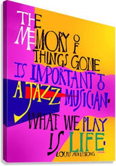 Canvas Print - Louis Armstrong by M. McGrath
