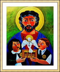 Wall Frame Gold - St. Luke the Evangelist by M. McGrath