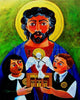 Acrylic Print - St. Luke the Evangelist by Br. Mickey McGrath, OSFS - Trinity Stores