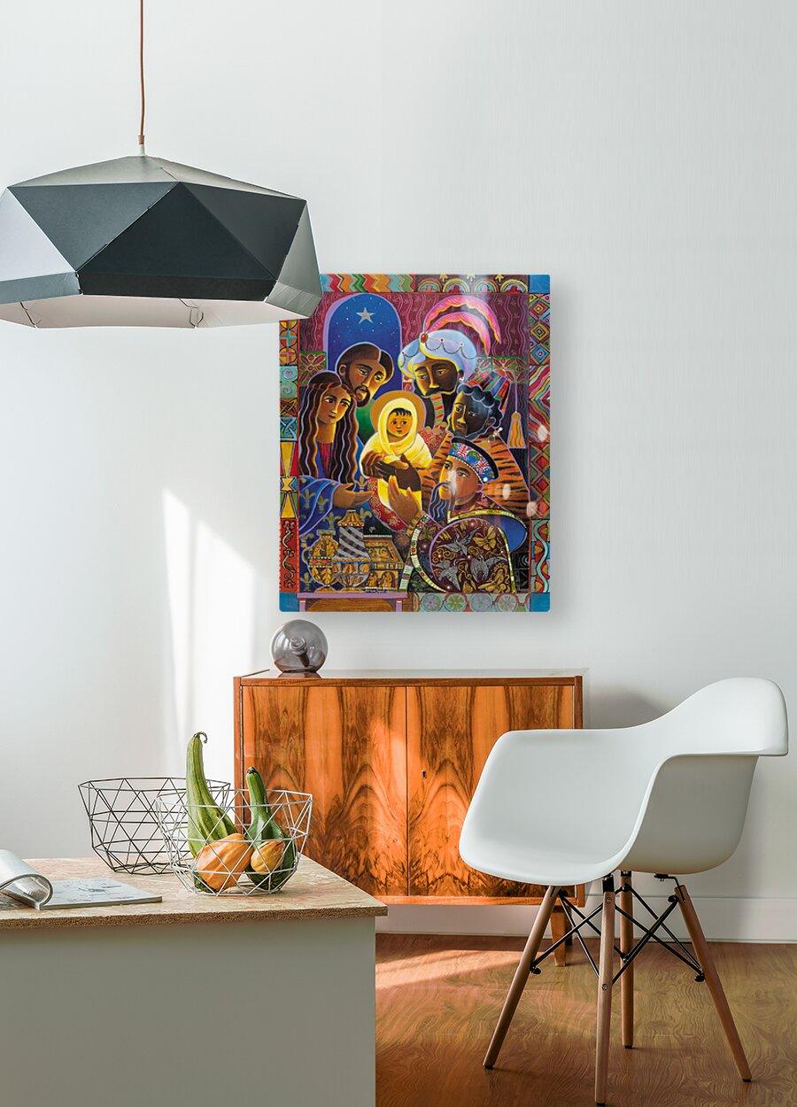Acrylic Print - Light of the World Nativity by M. McGrath