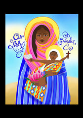 Holy Card - Our Lady of Somalia by M. McGrath