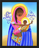 Wall Frame Black - Our Lady of Somalia by M. McGrath